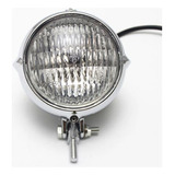 2 Faro Vintage Para Motocicleta Para Bobber Chopper Custom #