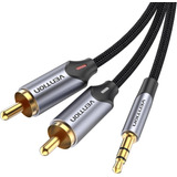 Cabo P2 3.5mm Estéreo Macho Para 2rca Macho 5m Vention Bcnbj