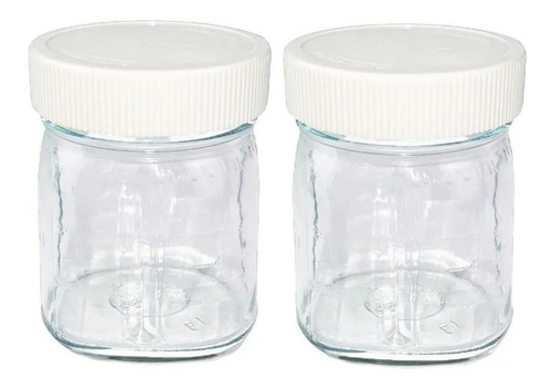 2 Mini Vasos De Cristal Papillero Salsero Aderezos
