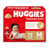 Huggies Fraldas Descartáveis Supreme Care Tamanho M 72 Unidades