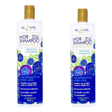 2 Pzas Nekane Shampoo Morazul Matizador Azul 960g