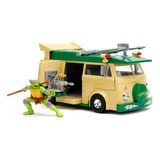 Escala 1/24, Donatello & Party Wagon, Tortugas Ninja, Jada