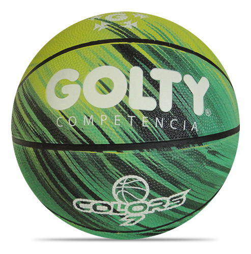 Balón Balóncesto Golty Competencia Colors No.7 -verde