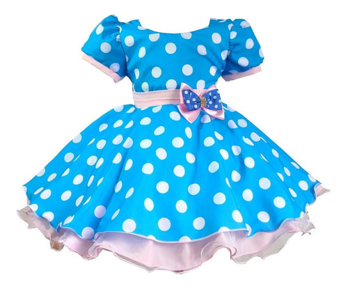 Vestido De Festa Infantil Tema Galinha Pintadinha 1 Ao 4 Ano