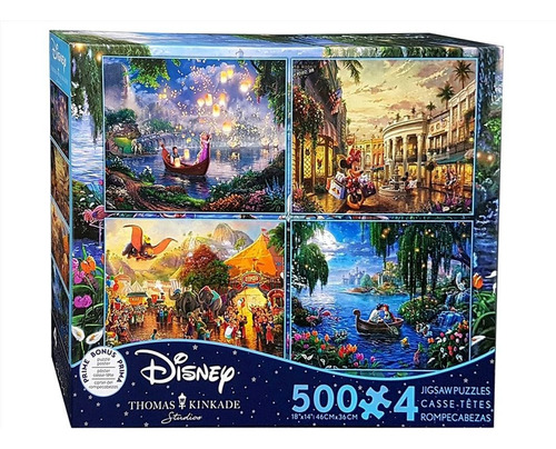 Ceaco 4 500 Pea Thomas Kinkade Disney Dreams 4 1