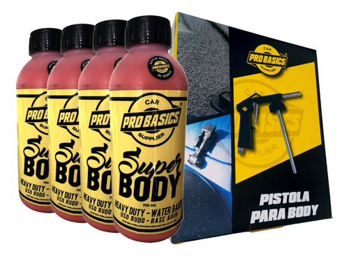 Super Body Probasic 4pcs + Pistola Aplicadora