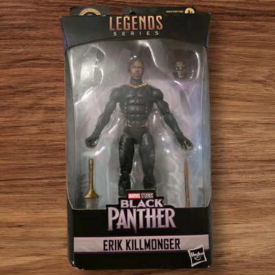 Figura De Acción Erik Killmonger Marvel Hasbro Black Panther