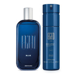 Combo Egeo Blue: Desodorante Colônia 90ml + Body Spray 100ml Volume Da Unidade 100 Ml