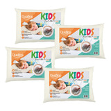 Kit De 4 Travesseiros Infantis Kids Nasa - Duoflex