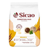 Cobertura Fracionada Chocolate Branco Gotas 2,05kg Sicaomais