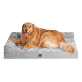 Cama Ortopédica Viscoelástica P/ Perros Xl Impermeable Y La