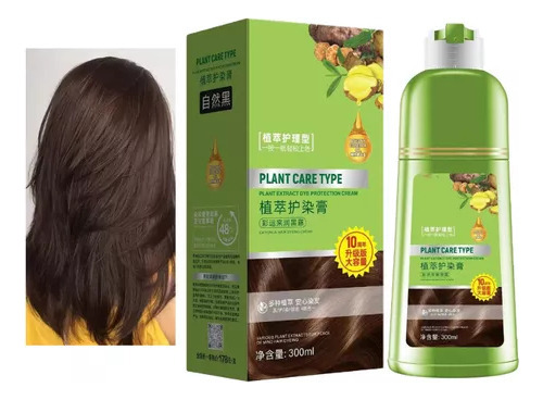 Champú Colorante Instantáneo Para El Cabello 300 Ml