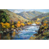 Pintura Cuadro  Paisaje Campestre  Pintor Roberto Minder