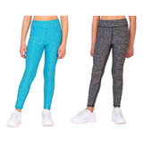  Leggings Mallones Fila Youth Reversible Pack 2 Talla 14-16