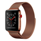 Malla Metalica Para Apple Watch Brown Copper 38/40/41mm