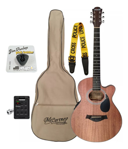 Mccartney Qa66 Guitarra Con Pastilla Fishman Portapua Dunlop