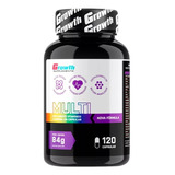 Multivitamínico Growth Supplements 120cáps Nova Fórmula Orig Sabor Neutro