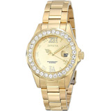 Reloj Mujer Invicta 15252 Cuarzo Pulso Dorado Just Watches