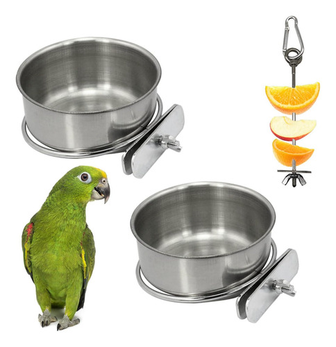 Taza De Alimentacion Para Loros Plato De Comida Para Pajaros