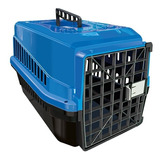 Caixa De Transporte Mec Pet Podyum Azul N4