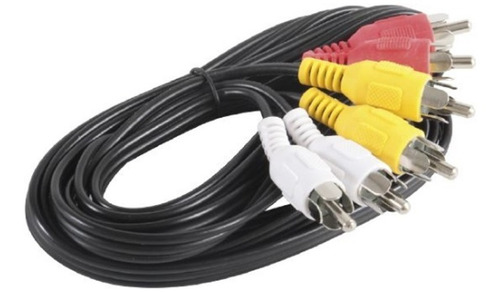 Cable Rca De Audio/video 6 Conectores Machos 1.8m 