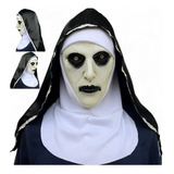 Máscara Terror La Monja The Nun Con Velo De Latex Halloween 