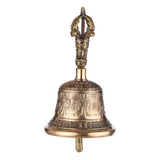 Campana De Bronce Hand Vajra Bell, Campana De Oración Con Bu