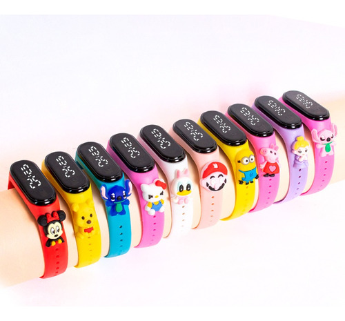 Relojes Led Por Mayor Modelos Infantiles, Oferta X10