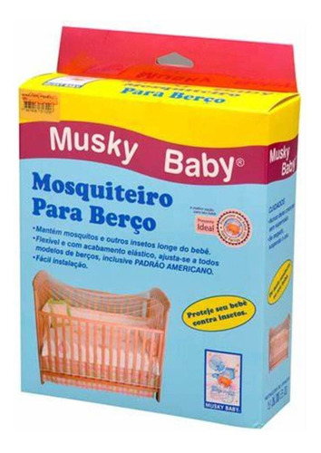 Mosquiteiro Para Berço Branco Padrão Americano Promoção