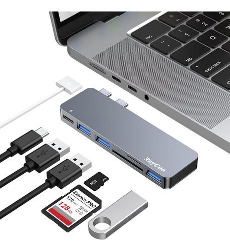 Adaptadores Usb C Hub Para Macbook Pro De 14/16 Pulgadas 202