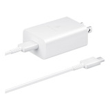 Cargador De Pared Samsung Tipo C Blanco 15w Con Cable