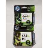 Cartuchos Hp 664xl Negro Y Tricolor