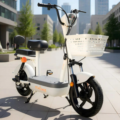 Bicicleta Electrica 350 W 48 V 12 Ah Moto Bici Moboss Blanco | Meses sin interés