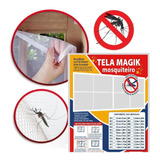 Tela Mosquiteira Com Velcro Para Janelas 80x100cm