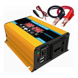 Inversor De Carro 2 Saída 12v-220v 4000w Digital Smart