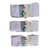 Pack 3 Pantys Bambú Blancas Niña/niño 