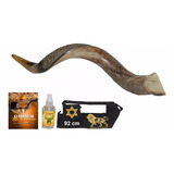 Shofar De Chifre Antílope + Capa + Brindes - De Israel # J1