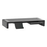 Soporte Para Monitor, Estante Elevador De Interfaz Usb Negra