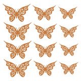 Mariposas Decorativas Pegatina Pared 3d Calcomanía Etiqueta