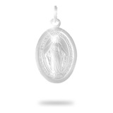 Medalla Dije Virgen Milagrosa Plata 925 30 Milímetros