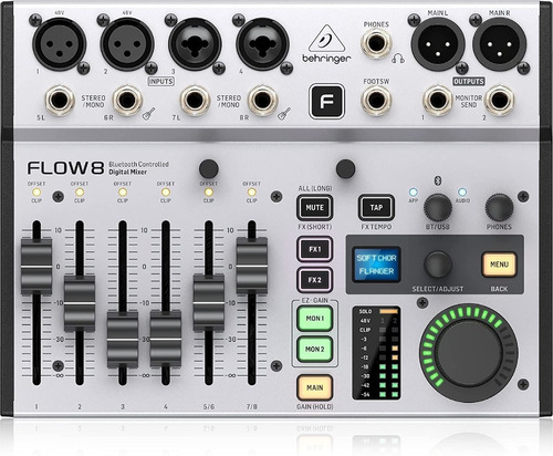 Behringer  Flow 8 Mezclador Digital De 8 Canales Musicapilar