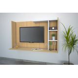 Mueble Panel Tv - Flotante - Rack Lcd - Led- Melamina