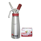 Garrafa Gourmet Pro Inox 500ml Com 10 Cápsulas Best Whip