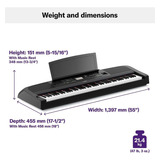 Yamaha, Pianos Digitales De 88 Teclas - Hogar (dgx670b)