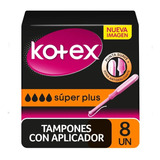 Tampones Kotex Super Plus 8 Unidades