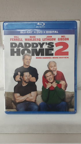 Blu-ray + Dvd -- Daddys Home 2 / Guerras De Papas 2 