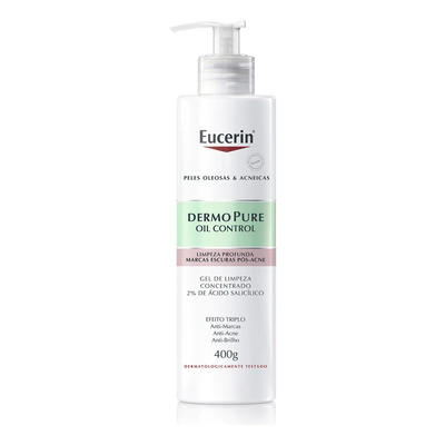 Gel De Limpeza Profunda Eucerin Pele Oleosa E Acneica 400g | Frete grátis