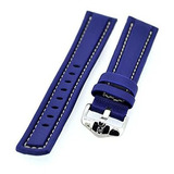 Correa Reloj Hirsch Freestyle L Textil 20mm Azul R Al Agua