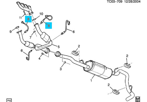 Sensor Oxigeno Chevrolet Silverado Tahoe Avalanche 5.3l  Foto 3