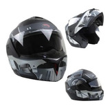 Casco Roda Revenge Abatible Soldier Gris Mate Xxl G329